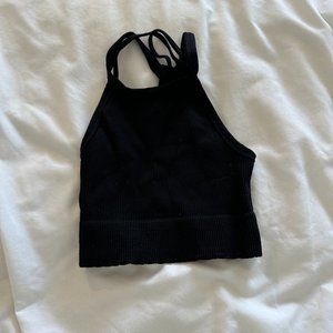 Free People Movement Halter Ribbed Tank